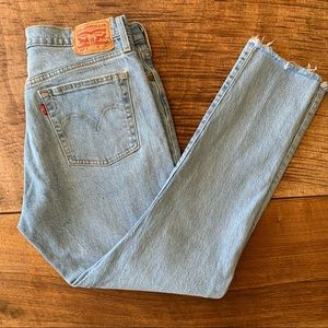 Levi’s 501s jean light wash